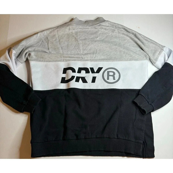 Superdry Sport Women's Pusher Crew Pullover Sweatshirt Size 10 - Picture 8 of 9